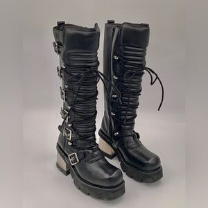 🌹New Listing🌹NWT NIB Jeffrey Campbell Galactix  Platform Knee High Boots 10